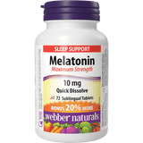 Melatonin 10 mg Quick Dissolve Sublingual Tablets