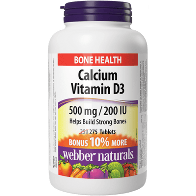 Calcium Vitamin D3 500 mg/200 IU (*275 tabs)