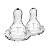 Dr. Brown's Natural Flow Narrow Baby Bottle Silicone Nipple, 2-Pack