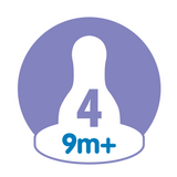 Dr. Brown's Natural Flow Narrow Baby Bottle Silicone Nipple, 2-Pack